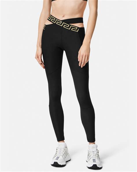 versace greca border leggings|versace leggings.